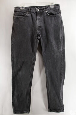 ASKET Men's 33x30 The Black Jeans Mid-Rise Slim Fit Denim Made in Italy